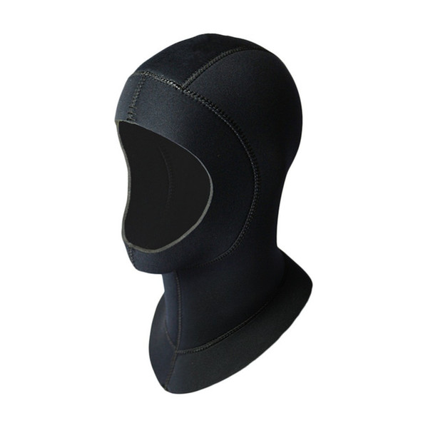 5mm Neoprene Scuba Diving Hood With Shoulder Snorkeling Equipment Hat Cap Winter Swim Warm Wetsuit Spearfishing