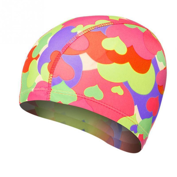 Waterproof Flexible Stretch Swimming Cap Long Hair Protection Swim Caps Hat Cover For Adult Children Kids
