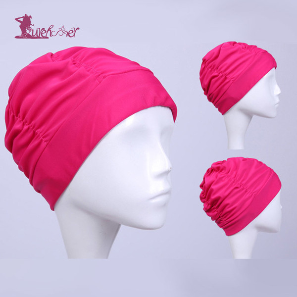 Protect Ears Long Hair Sports Swim Pool Hat Swimming Cap Drape Bathing Swimming Cap For Men Women Adults