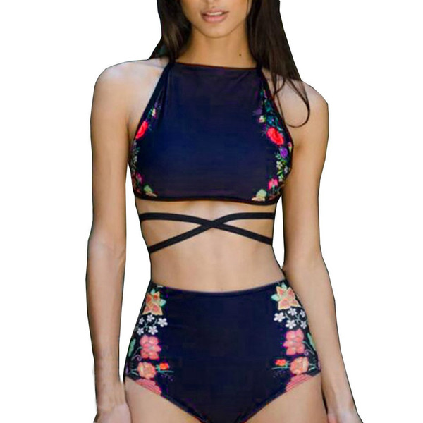 bikini 2019 Swimwear Push-Up Padded Print Bra sexy bikini women two-piece suits bathing suit women sexy bikini set swimsuit