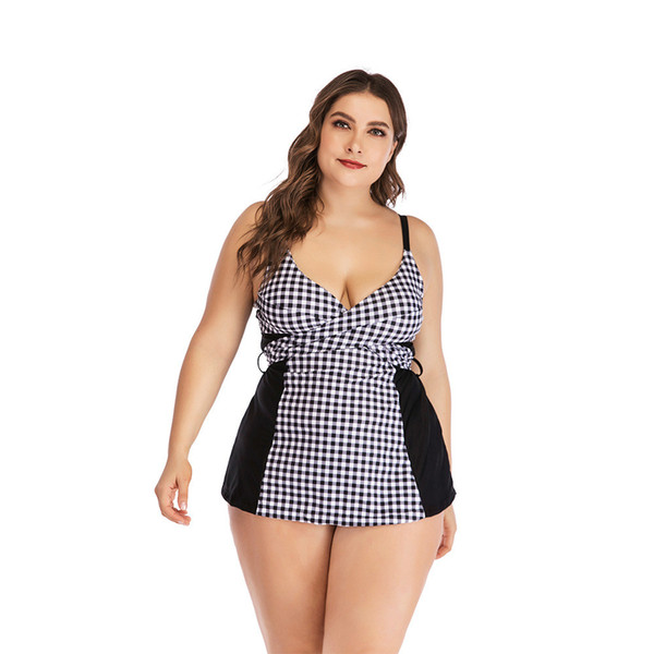 European and American Swimsuit Conservative Slim Skirt Bikini