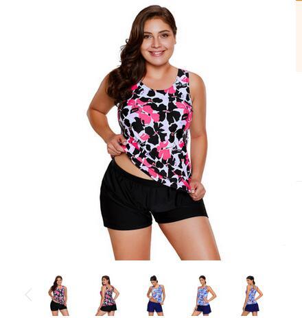 Wholesale 2018 Summer big size swimsuit coat pants set split bathing suit sexy swimming suits Conservative Beach Bikini Set