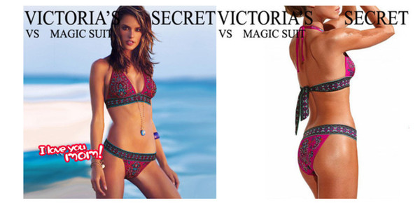 The new hot style digital print bikini, sexy split swimsuit suit, one-lap split swimsuit, beach pool best partner.