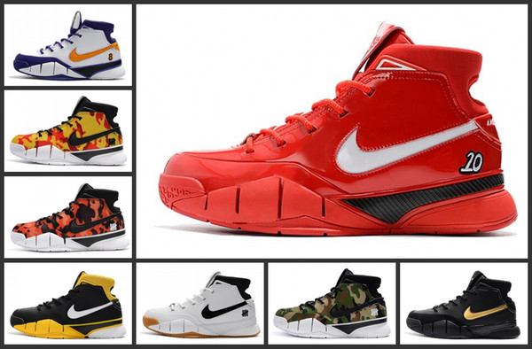 New Mens Kobe 1 Protro ZK1 Sports Basketball Shoes For Top quality Mens Kobe 1s Trainers Popular Sneakers