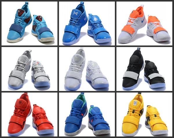 Top Quality Paul George 2.5 Whtie Black Red Basketball Shoes Men outdoors PG 2.5 Trainer Sneakers aIR Brand Chaussures