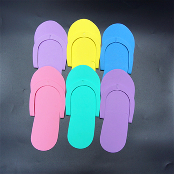 EVA Slipper Foam Salon Spa hotel Slipper Disposable Pedicure thong Slippers Disposable slippers Beauty Slipper Free Shipping