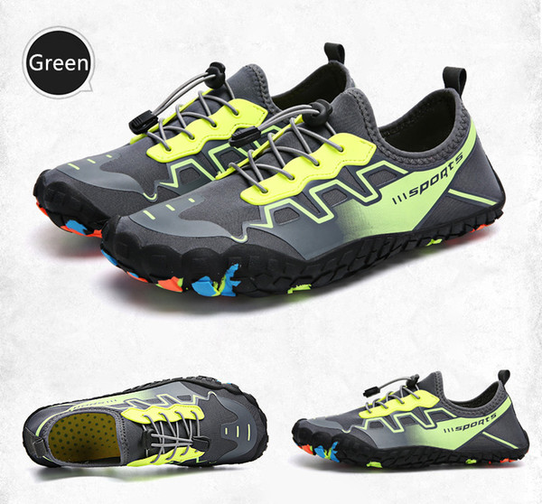 2019 Unisex Five Toe Outdoor Water Aqua Beach Trekking Shoes Sneakers For Women Men Barefoot Surfing Fishing Shoes