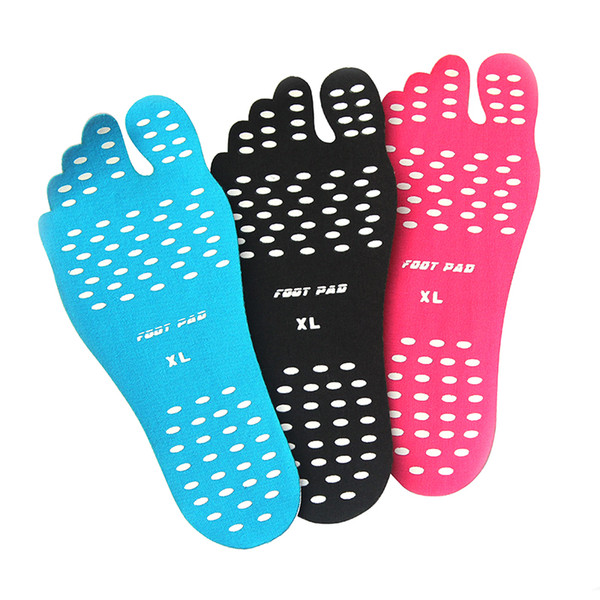 Foot Stickers Shoes Stick on Soles Sticky Pads Waterproof Socks Adhesive Sticker Anti-Slip Soles Sticker Beach Shoe Pad for Walking Freely