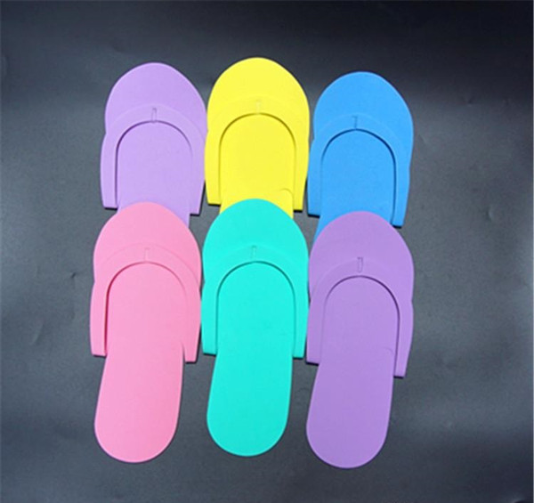 EVA Slipper Foam Salon Spa hotel Slipper Disposable Pedicure thong Slippers Disposable slippers Beauty Slipper Free Shipping 2400Pcs