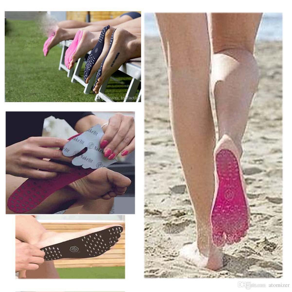 Summer Nakefit Soles Invisible Beach Shoes Nakefit Foot Pads Prezzo Nakefit Shoes Beach Foot Feet Pads Mixed Colors S M L Size 3002029