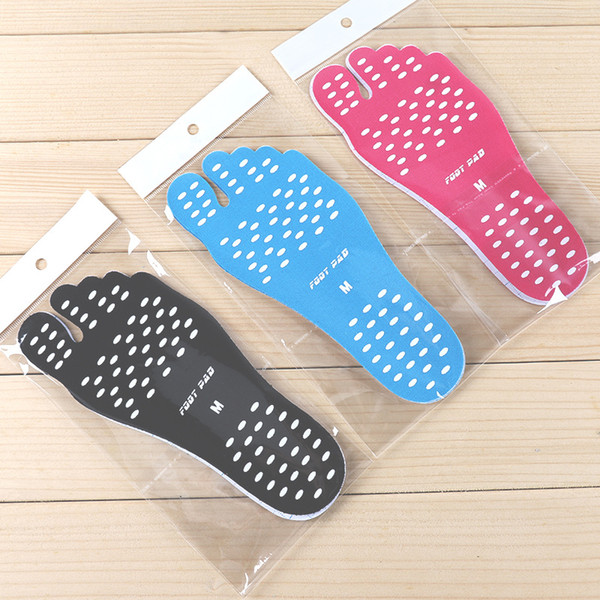 Summer Nakefit Soles Invisible Beach Shoes Nakefit Foot Pads for Men Women Prezzo Nakefit Shoes Beach Feet Pads S-XL Black Blue