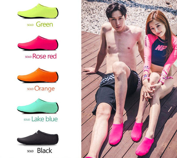Water Sports Diving Socks Kids Adults Anti Skid Beach Socks Breathable Fabric Quick Drying Swimming Surfing Wet Suit Shoes K105