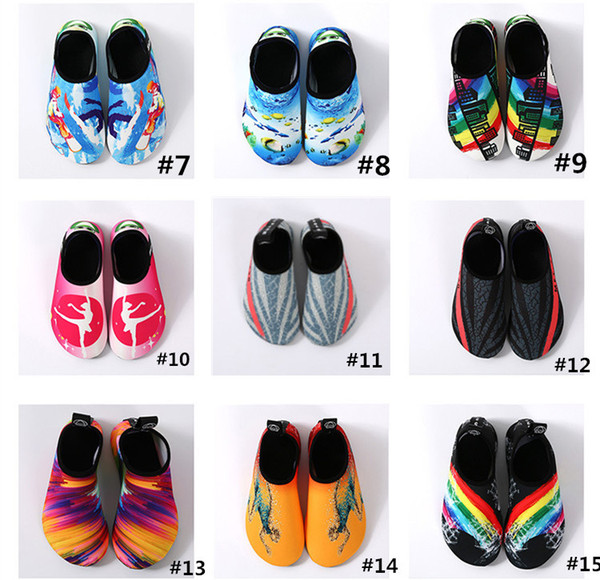 Diving Beach Shoes Classic Barefoot Water Sports Skin Shoes Aqua Socks for Beach Adults and Kids Swimming Surfing Yoga Exercise