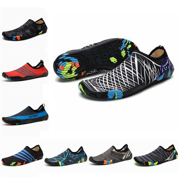 Diving Beach Mesh Shoes Non-Slip Slip-on Barefoot Water Sports Skin Shoes Aqua Socks Adults Kids Swimming Suring So Many Types Hot Sale 2018