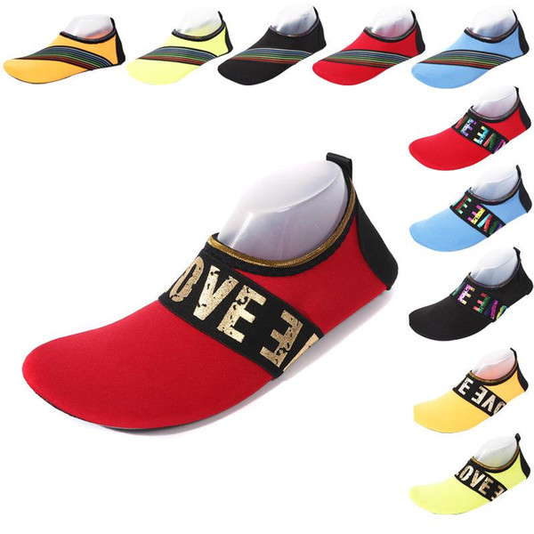 Outdoor Beach Diving Socks Wading Shoes Sport Lovers Snorkeling Shoes Water Sports Swimming Snorkeling Non-slip Quick Dry Socks 15 Styles