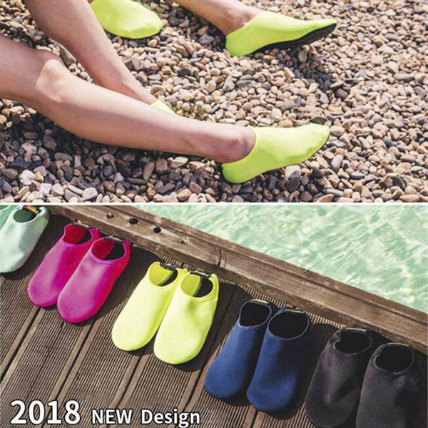 Kids,Womens and Mens Classic Barefoot Water Sports Skin Shoes Aqua Socks for Beach Swim Surf Yoga Exercise