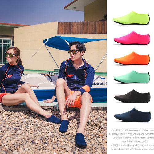 Water Sports Diving Socks Kids Adults Anti Skid Beach Socks Breathable Fabric Quick Drying Swimming Surfing Wet Suit Shoes MK0288