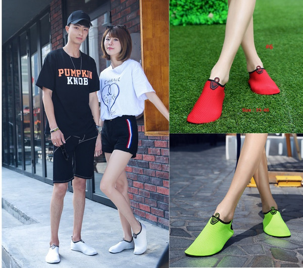 10styles Diving shoes Water Swim Socks Sport Non-slip Men Women Barefoot Skin Care Sports Soft Surfing outdoor Beach Shoes Sneakers mk484
