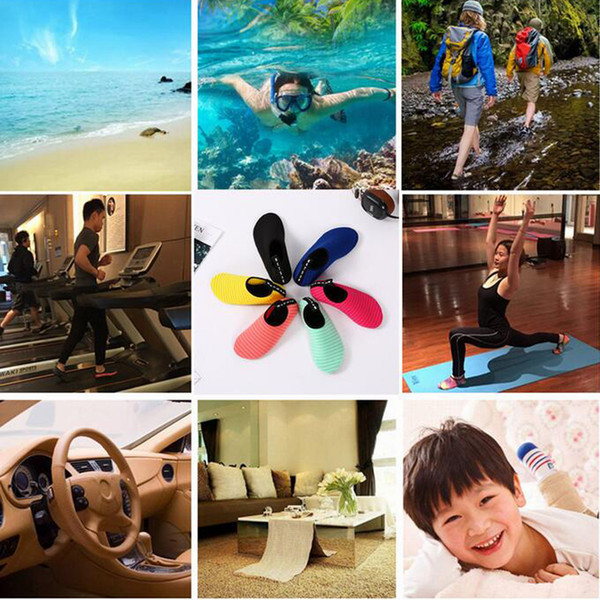 2018 15colors water shoes Diving Beach Mesh Shoes Non-Slip Slip-on Barefoot Water Sports Skin Shoes Aqua Socks Adults Kids Swimming Surfing