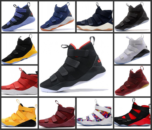 Soldiers 11 Men Basketball Shoes trainer Training Shoe LBJ11 Athletic Outdoor Sneakers Top quality