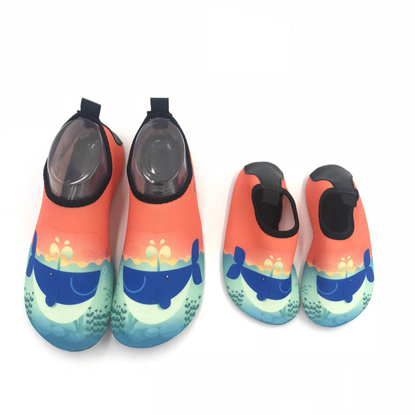 New Summer Parent-Child Aqua Sneakers Sports Shoes Lightweight Swimming Beach Water Yoga Shoes Slip On Outdoor Adult Shoes