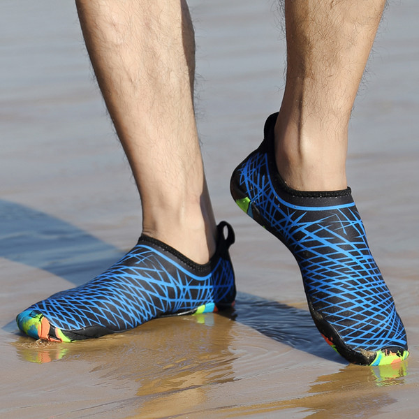 Outdoor Summer water aqua shoes for Men's gym sneaker sport socks Breathable light quick dry sneakers sea fishing shoes children beach