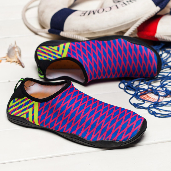 Summer lovers child Outdoor breathable Swimming Water Shoes Men's Women's Beach Shoes Adult Unisex Flat Soft Walking fishing yoga