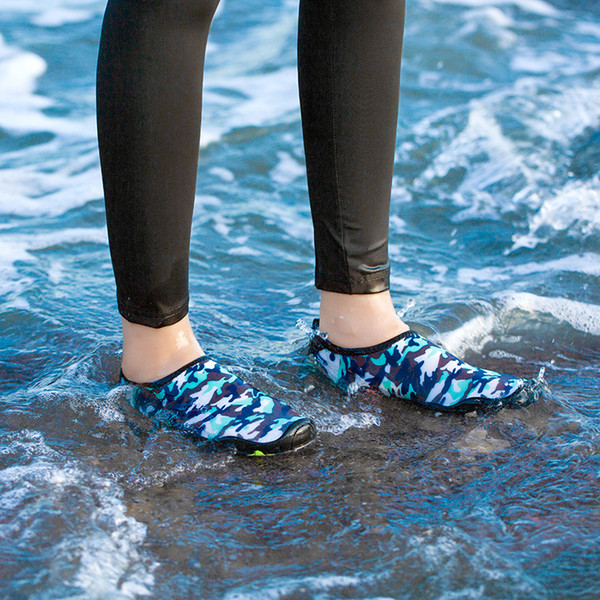 Summer Adult Outdoor quick dry Swimming Water Shoes Men's Women's Beach Shoes Adult Unisex Flat Soft Walking fishing yoga aqua Sho