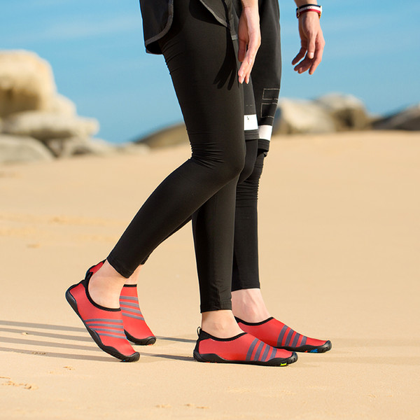 Summer Adult Outdoor suitable Swimming Water Shoes Men's Women's Beach Shoes Adult Unisex Flat Soft Walking fishing yoga aqua Shoe