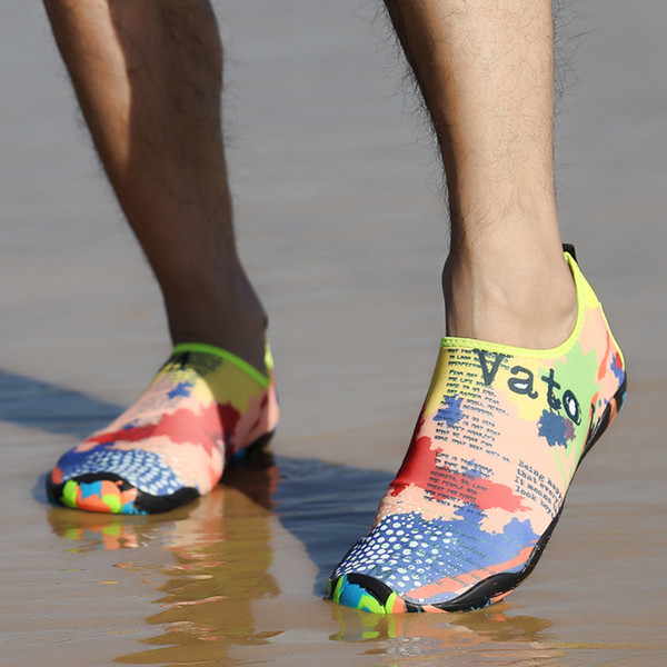 Women slippers sneaker aqua shoes water shoes swimming sports men's beach swim barefoot aqua mesh shoes for diving children beach wear
