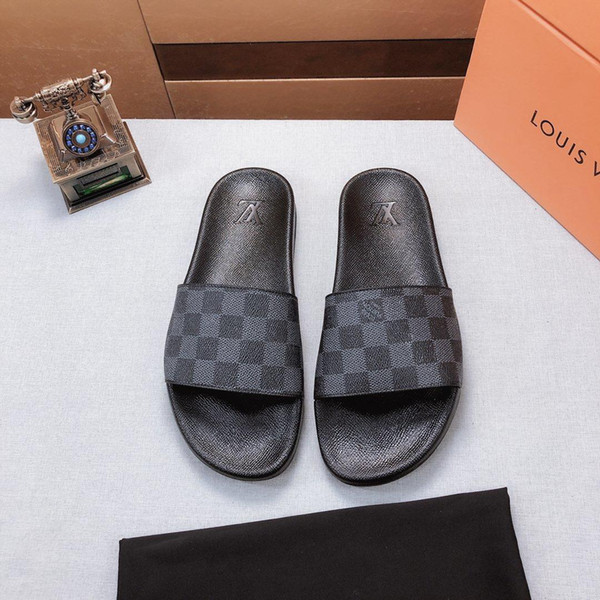 Newest Women Men Slides Summer Luxury Letter Designer Beach brand Indoor Flat Shoes Brand Mens Sandals Slippers House Flip Flops 01