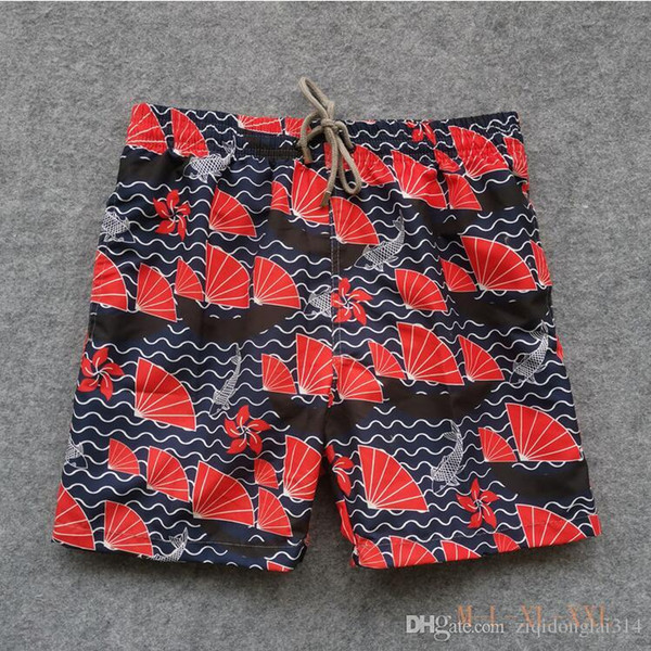 Swimwear Men Summer Boardshorts Swim Trunks Boxers Men's Printed Swim Shorts Quick Dry Casual Sea Board Shorts Bermuda Surf Beach Pants