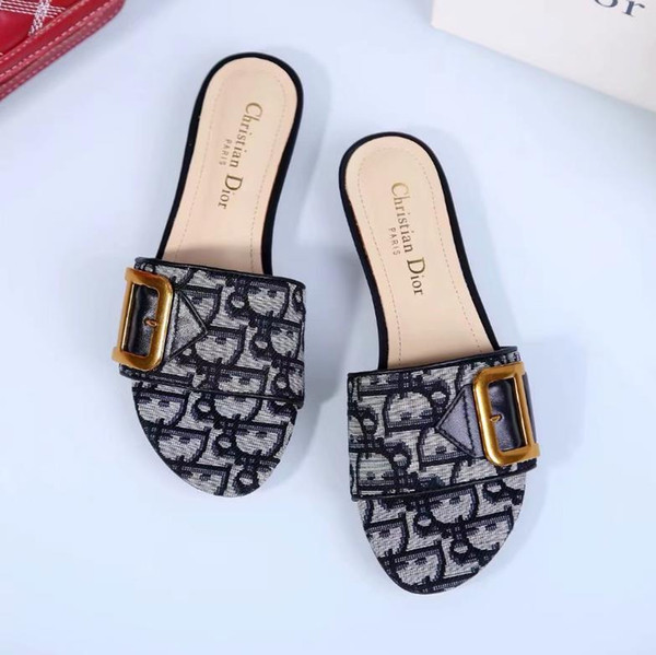 Mens Womens DesignerLuxury Sandals BrandSandals Slide Summer Fashion Shoes Beach Shoes Black Shoes Slipper Flip Flop Box 2021611Q