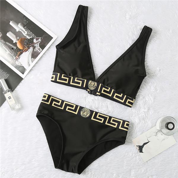 Medusa Lady Bikini Swimwear Women Halter Push Up Swimsuit Strappy Bandage Vers Suits Two-piece Sexy Bathing Cover-Ups Sexy Swimsuits bathers