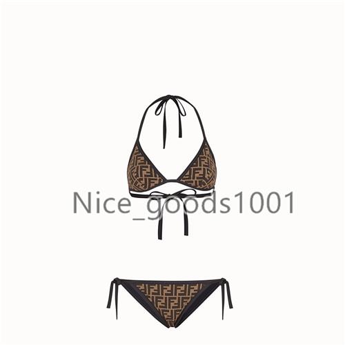 15 FD Style Sexy Lady Bikini Swimsuit Fashion Letter Printed Swimwear Bikini for Women Summer one-Piece Female Bikini Bathing Suit ZNV54