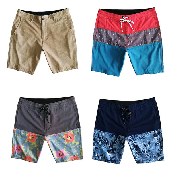 Men Boardshorts Sprinted Bandage Beach Shorts Swimwear Summer Straight Loose Swim Shorts Waterproof Bermuda Surf Shorts Designer