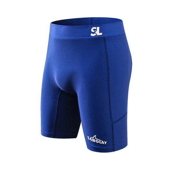 Men's surf shorts Quick-drying slim sunscreen swimming boxer blue shorts Outdoor surfing diving equipment