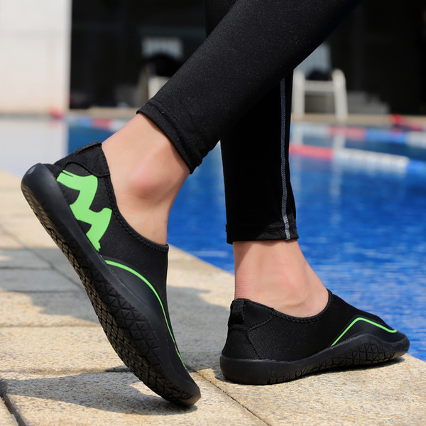 Shoes Men Women Unisex Sneakers Swimming Water Sports Aqua Beach Couple Shoes Surfing Slippers Upstream Light Athletic Footwear