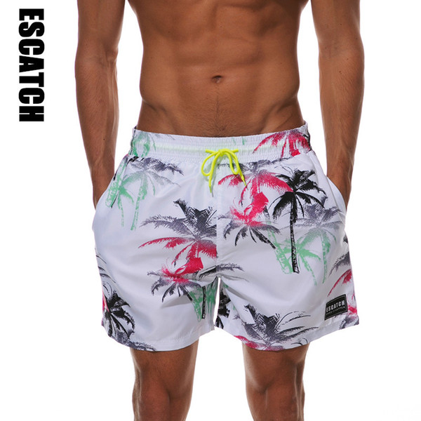 New Quick Dry Summer Mens Print Beach Board Shorts Surf Siwmwear Bermudas Swim For Men Athletic Mens Gym Shorts