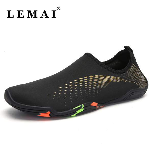 Men Women Aqua Shoes Lightweight Quick-drying Wading Shoes Breathable Dance Swim Surf Yoga