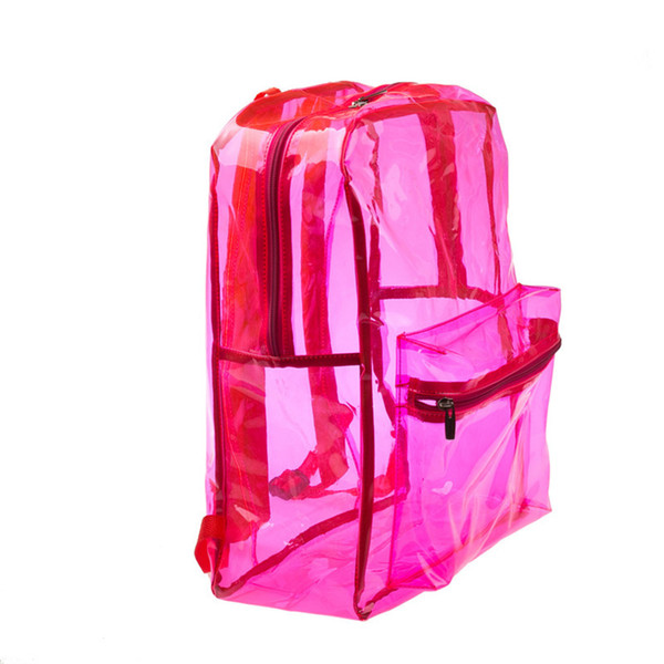 Transparent PVC Bag Organizer Sack Waterproof Backpack pvc Swimming Shoulder Bag for Outdoor Travel Beach Swimsuit Shoes