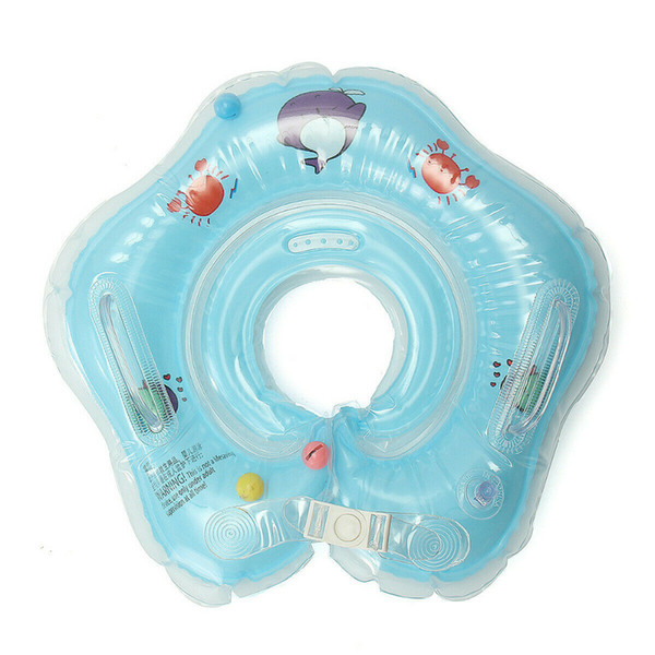 Baby Swimming Neck Bath Float Inflatable Pool 9-24 Tube Months Toddlers Ring for Trainer Kid