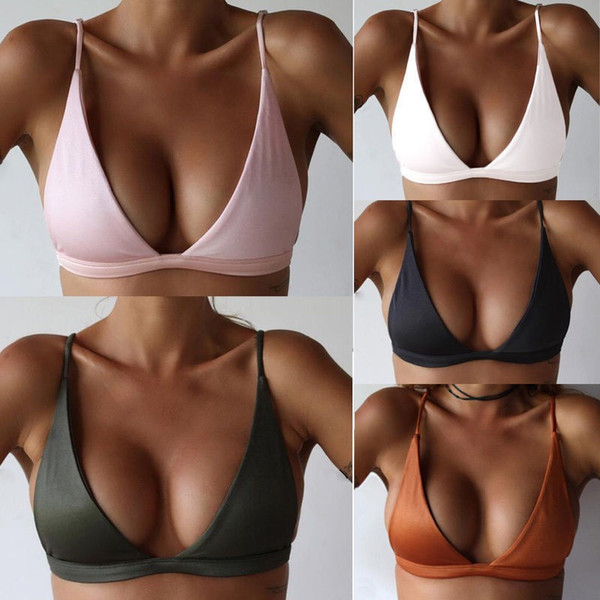 DROPSHIPPING 2018 New Sexy Bikinis Women Swimsuit High Waisted Bathing Suits Swim Halter Push Up Bikini Set