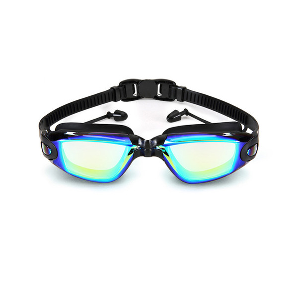 Colorful Mirrored Swimming Goggles Anti Fog Waterproof Silicone Swim Gear for Adult and Youth