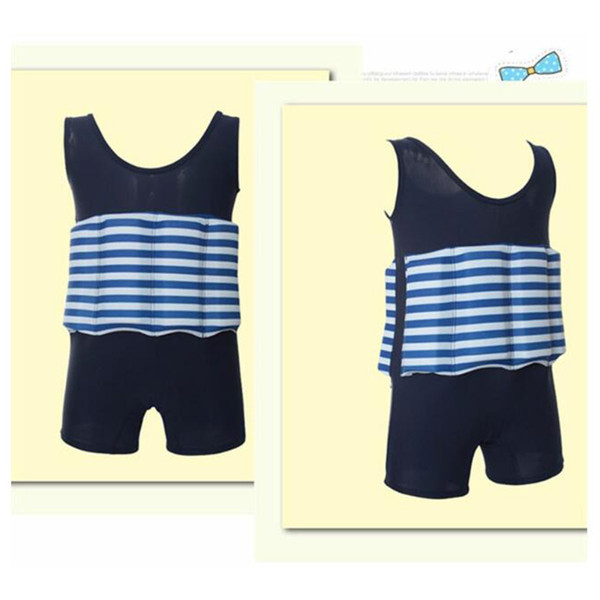 New Released 2019 7color Floating Buoyancy Swimsuits Baby Boy/Girl Swimsuits Detachable Swimwear Training Kids Swimming Float Suits