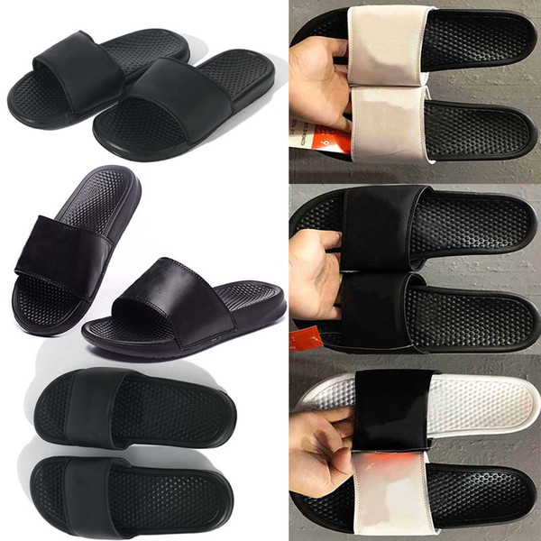 Beach Sandals Designer Shoes Luxury Slide Summer Fashion Wide Flat Slippery Sandals Slipper Flip Flop size 35-46