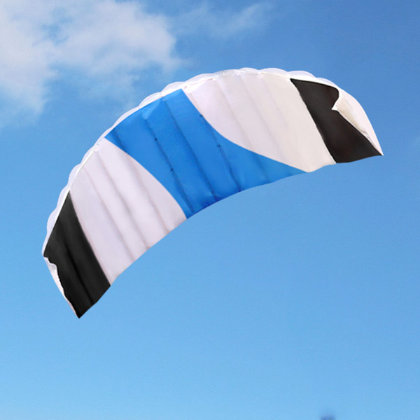 2018 150 x 330cm High Quality Huge Parafoil Parachute Kite Sports Beach Kite Easy to Fly Frameless Soft Dual Line Stunt Parafoil Kite