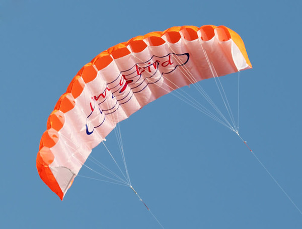 Y1711C Outdoor Sports Dual Line Stunt Parafoil Kite 1.4m Power Soft Kite with Handle 30m Line