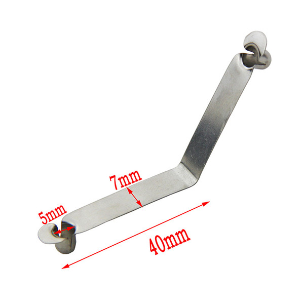 50PCS Double Button Clips 5mm/6mm/8mm/9mm Kayak Paddle Snap Spring Clip Tent Pole Clips