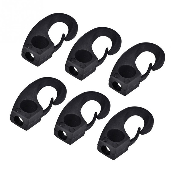 6 Pcs Nylon Lashing Hooks High Toughness Lashing Hooks Replacement for Boat Canoe Kayak Boating Accessories